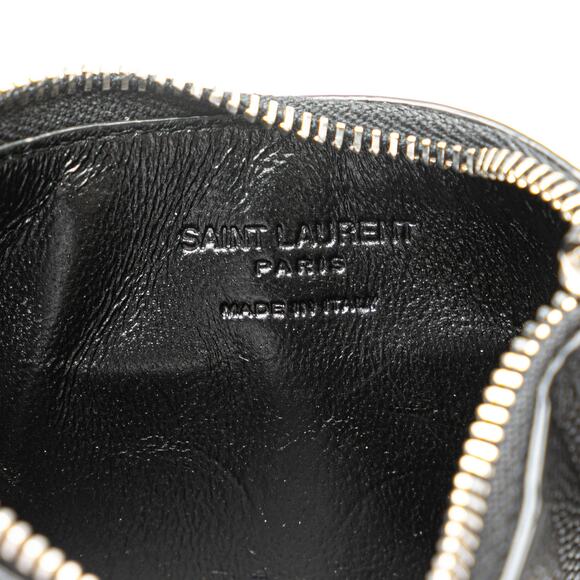Saint Laurent Grain De Poudre Fragments Zipped Card Case - Picture 4 of 7